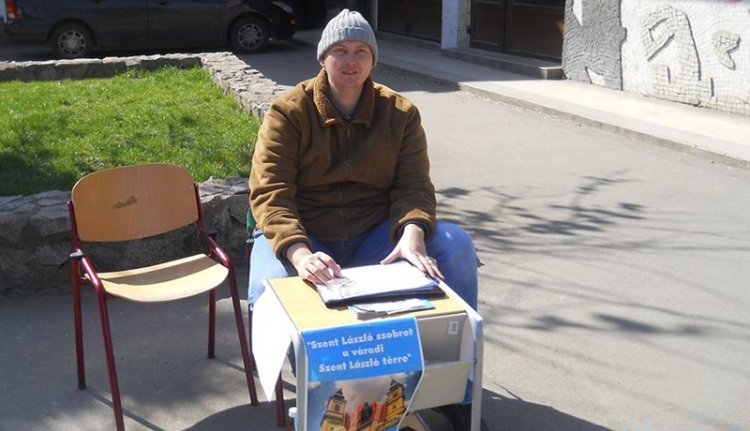 Románok is aláírnak a Szent László-szoborért