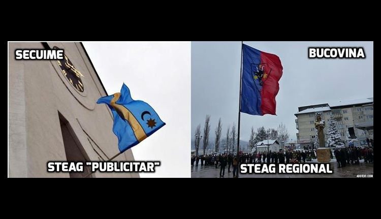 Székely zászló reklám, más zászló nem reklám