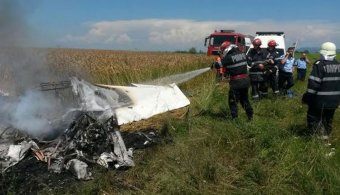 Lezuhant egy kisrepülőgép Hunyad megyében, a pilóta életét vesztette