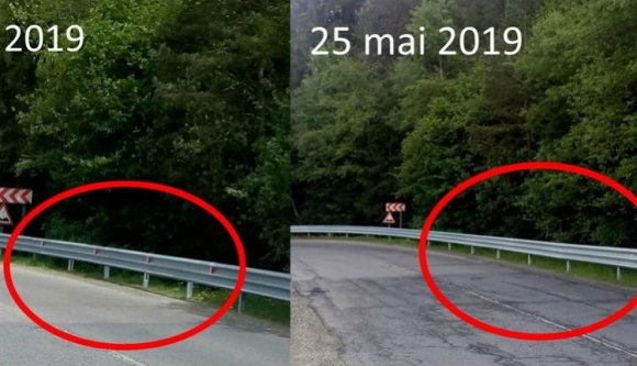 Ez igen: öt nap alatt ellopták a fényvisszaverő prizmákat egy felújított erdélyi út mellől