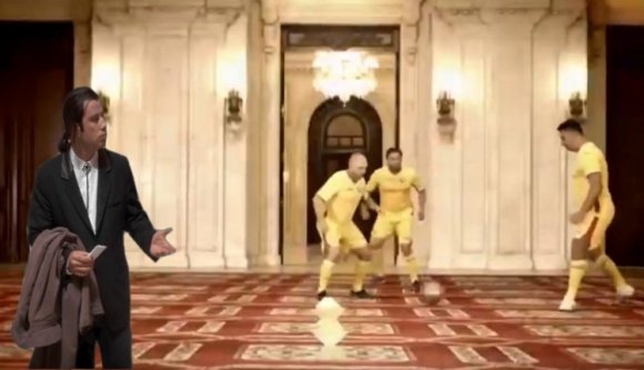 Nézzen parlamenti folyosókon focizgató román honatyákat (VIDEÓval)