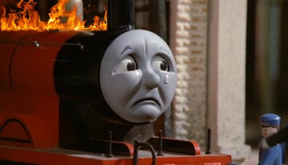 Száguldás közben gyulladt ki egy személyvonat mozdonya