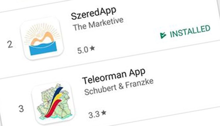 Népszerűbb a Szeredapp a Teleorman Appnál