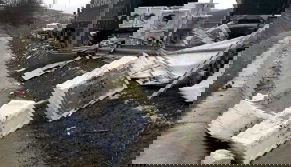 Guruló mosógépeket még nem láttunk a romániai autópályákon. Eddig.