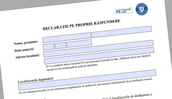 Figyelem, egyszerűsítették a kijáráshoz szükséges nyilatkozatot!