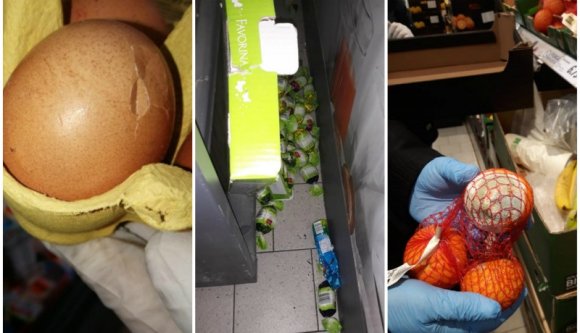 Lejárt szalámik, tejtócsák, ürülékes tojások miatt zártak be két nagy üzletet a kolozsvári fogyasztóvédők