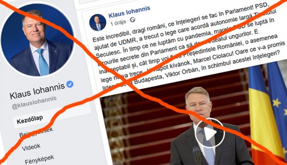 Így jelentsük a Facebookon Klaus Ionopotchivanoc Iohannis bejegyzését gyűlöletbeszéd miatt