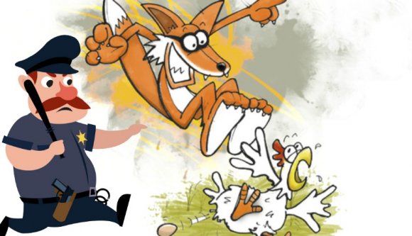 És azt ismerik, amikor a tyúkot cipelő ravasz róka átverte a rendőröket a benzinkútnál? (VIDEÓval)