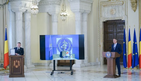 Románia együttműködési szerződést írt alá a WHO-val. Iohannis: újra kell gondolni a hazai egészségügyet