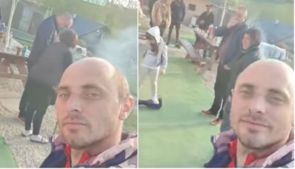 Valószínűtlen mértékű idiotizmussal sikerült magát lebuktatnia egy törvénytelen kerti partit szervező férfinek