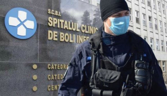 Fellázadtak a koronavírus-fertőzöttek az egyik kolozsvári kórházban, csendőröket kellett hívni