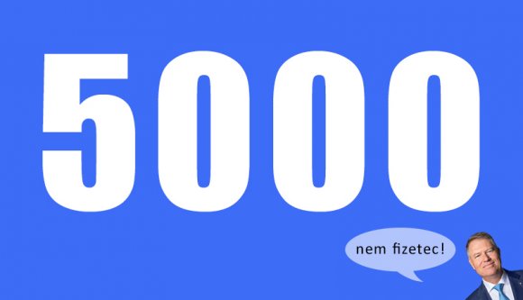 „Ionopot chivanoc, elnoc ur, 5 000 lei o birşag!” De Iohannis nem akar fizetni...