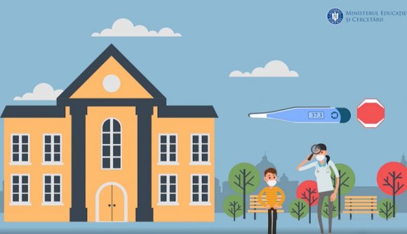 Édi animáció mutatja be a diákoknak, hogyan kell bemenniük a suliba koronajárvány idején (VIDEÓval)