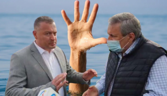 Kis román groteszk: az országot lassan elviszi az ár, elöljáróink veszekednek a habok fölött
