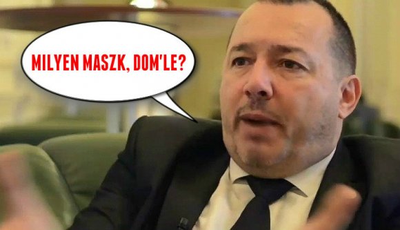 Ezúttal a bunkó beszólásairól híres „géppuskás” képviselőnek volt akkora szája, hogy nem fért rá a maszk