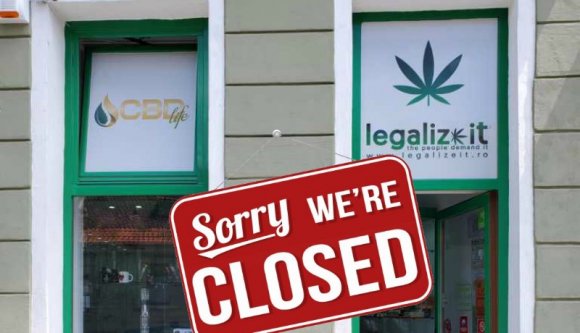 Jól megszívták: egyetlen nap után lakat is került a kannabiszos termékeket áruló brassói boltra (VIDEÓval)