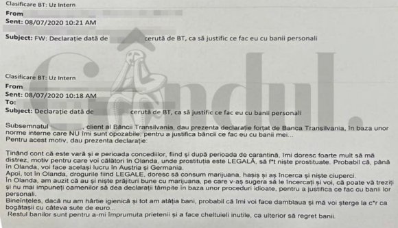 Ügyfél a banknak arról, mire kell a pénz: prostikra és drogokra akarom költeni