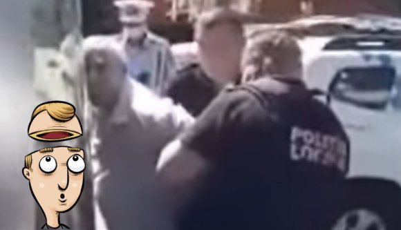 Kis román covid-abszurd: maszk nélküli rendőrök rángatják le a buszról a sofőrt, mert nem visel maszkot (VIDEÓval)