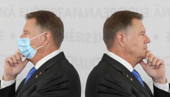 Klaus Ionopotchivanoc Iohannis idehaza maszkot prédikál, Brüsszelben „bort iszik”