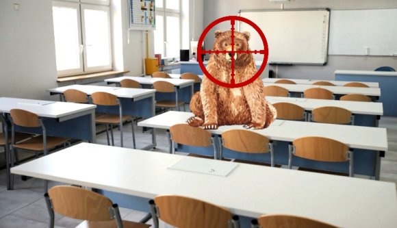 Kilövéssel büntették az iskolát semmi áron kerülni nem akaró medvét