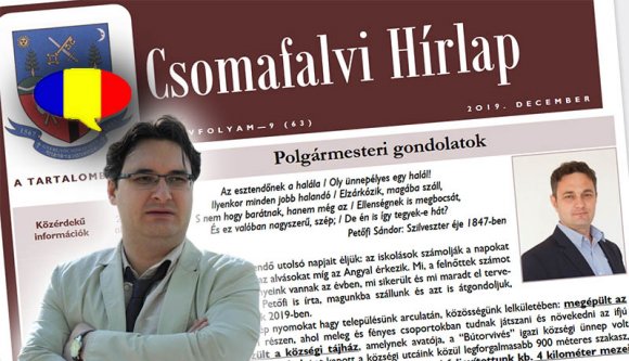 Abszurdisztán: megbírságolták a magyar lakosságú Csomafalvát, mert csak magyarul adták ki a helyi újságot