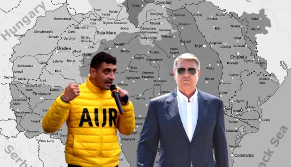 Találja ki, mekkora-romániás ajándékot vitt az AUR-os George Simion Klaus Iohannisnak!