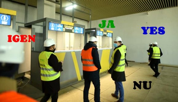 Kezdődik a hiszti, mert magyar és német feliratok is lesznek a brassói nemzetközi repülőtéren!