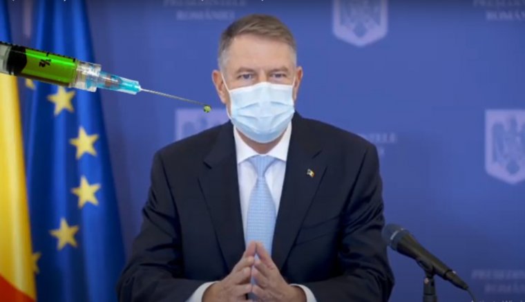 Pénteken nagy csinnadrattával Iohannis is beoltatja magát a vírus ellen (VIDEÓval)
