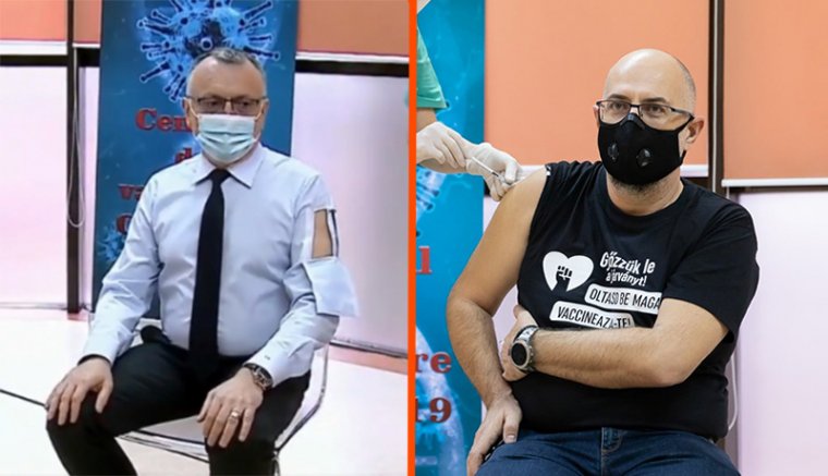 Divatdiktátor lehet a tanügyminiszterből, fura oltóingben kapta meg a vakcinát