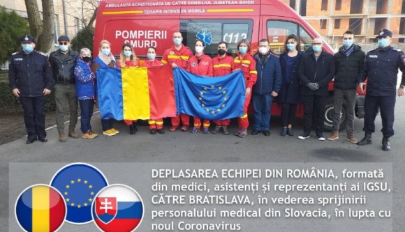 Nemes gesztusok: Szlovákiába orvosokat, Moldovának vakcinát küld Románia
