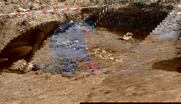 Útfelújítás közben második világháborús lövedékeket ástak ki a földből Nagyváradon