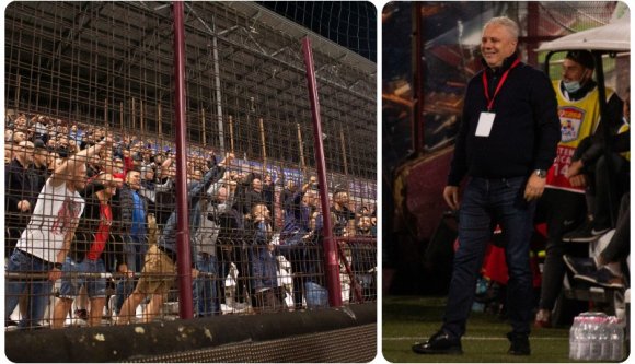 Öltözői verekedés, kirúgott edző, vad ultrák, botrány – így esett ki a CFR az Európa Ligából