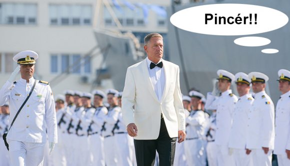 De miért öltözött Iohannis főpincérnek???