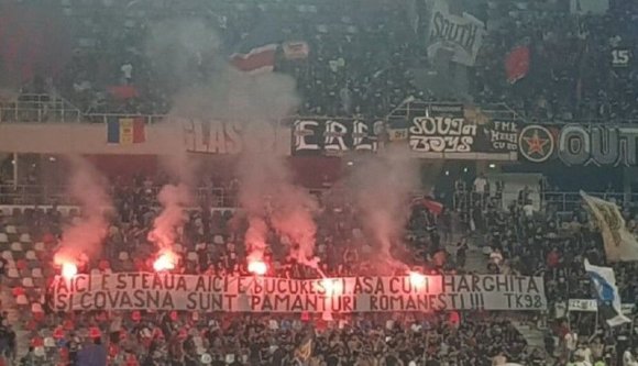 Csak a szokásos: magyarellenes rigmusok és feliratok „dobták fel” a Steaua Csíkszereda elleni meccsét