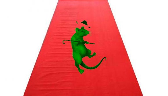 Ilyen nincs: egy patkány sétál a gazdasági minisztérium folyosóján