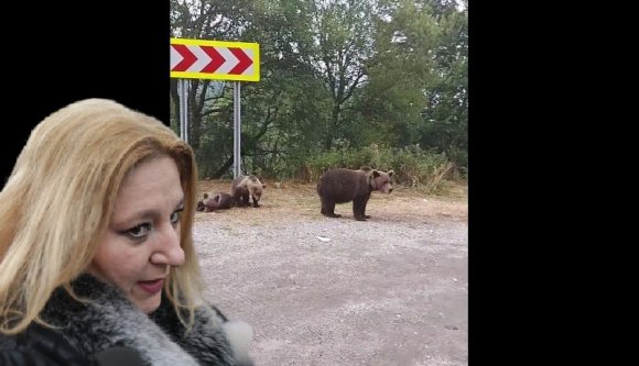 És az megvan, amikor a mélyromán hisztiamazon, Diana Şoşoacă találkozott a medvékkel? (VIDEÓval)