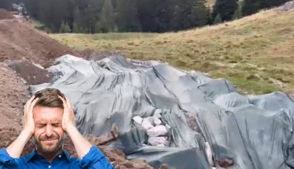 Na ez a nettó szemétség: több tonna építkezési hulladékkal teleszórni egy természetvédelmi területet