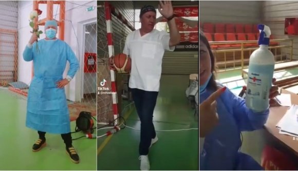 Manelével és bohóckodással ütik el az időt egy botoșani oltóközpontban az alkalmazottak