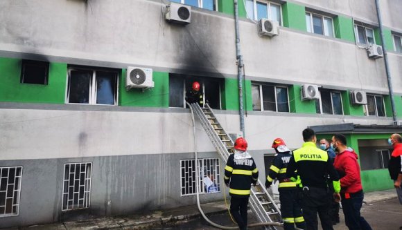 Kigyulladt a konstancai járványkórház intenzív osztálya