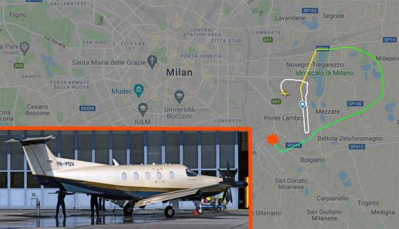 Lezuhant egy román magánrepülőgép Olaszországban