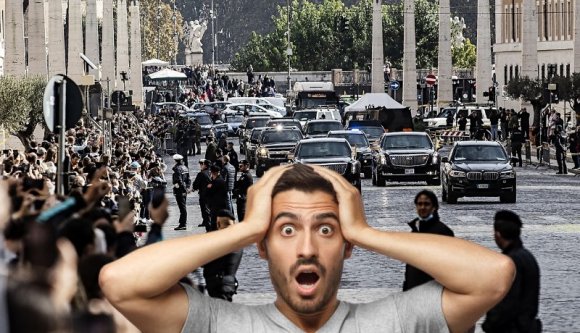 Upsz! Román sofőr tette emlékezetesebbé Joe Biden amerikai államfő vatikáni látogatását