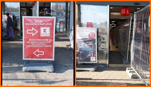 Barátságtalan drótkerítéssel választják el az oltottakat az oltatlanoktól a Kauflandban – kiakadtak a fogyasztóvédők