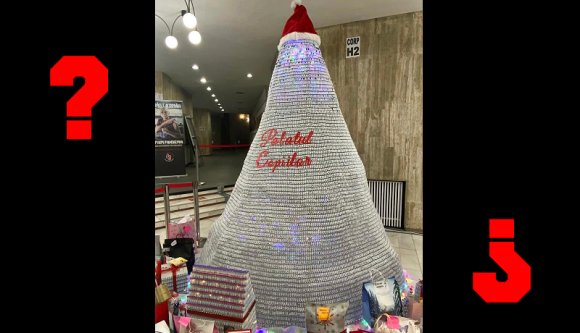 Sokánt! Használt oltásflakonokból építettek kreatív karácsonyfát a gyermekpalotában