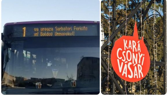 Az utolsó előtti pillanatban megjelent pár gesztusértékű magyar felirat Kolozsváron