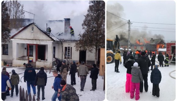 Tűz pusztított Kommandón, Kidén a református parókia égett le