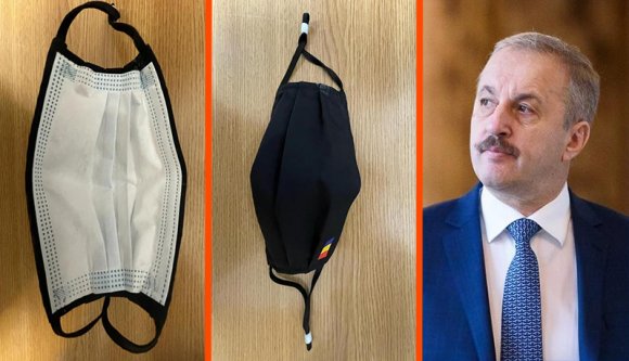 Hajmeresztő magyarázattal állt elő Vasile Dîncu a textilmaszkjával kapcsolatban