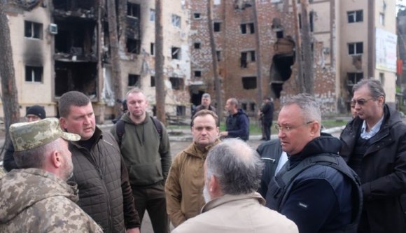 Váratlanul Ukrajnában bukkant fel Nicolae Ciucă román miniszterelnök