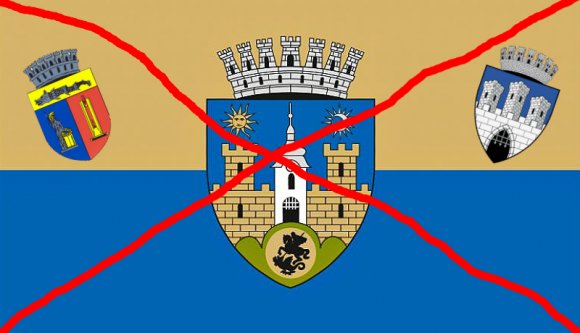 Mioritikus szimbólumharc: sepsiszentgyörgyi városzászló versus (például) kolozsvári címer