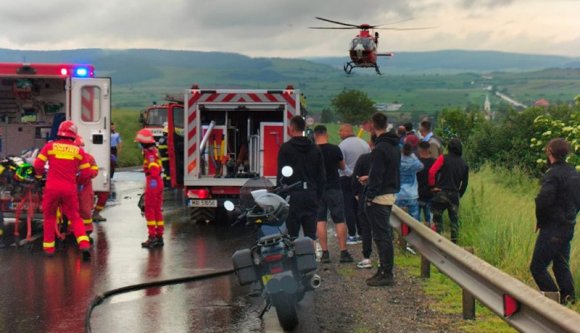 Nyolc sebesült egy közúti balesetben Marosvásárhely közelében