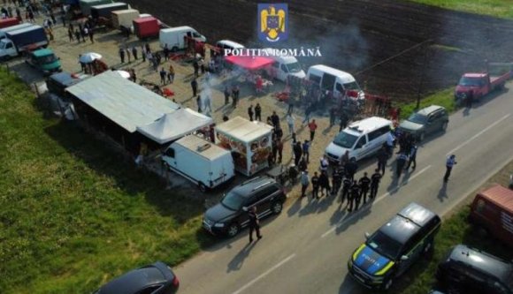 Jókora illegális lóvásárt oszlatott fel a rendőrség az egyik erdélyi megyében